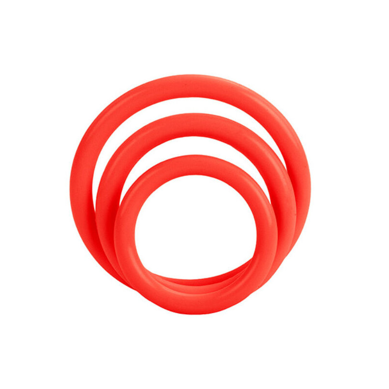 CALEXOTICS - SET TRI-ANELLI ROSSO CALEXOTICS - SET TRI-ANELLI ROSSO
