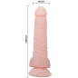BAILE - DILDO NATURALE SUPER REALISTICO 18.8 CM