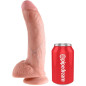 KING COCK - 9 DILDO FLESH CON SFERE 22.9 CM