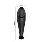 PRETTY LOVE - PLUG ANALE IN SILICONE FORMA DEL PENE E 12 MODALIT DI VIBRAZIONE NERO PRETTY LOVE - PLUG ANALE IN SILICONE FORMA DEL PENE E 12 MODALIT DI VIBRAZIONE NERO