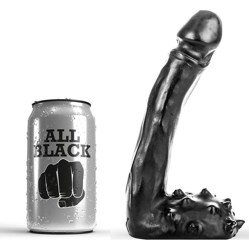 ALL BLACK - DILDO REALISTICO 19 CM ALL BLACK - DILDO REALISTICO 19 CM