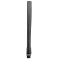 ALL BLACK - DOCCIA ANALE IN SILICONE 27 CM