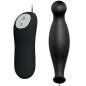 PRETTY LOVE - PLUG ANALE IN SILICONE 12 MODALIT DI VIBRAZIONE NERO PRETTY LOVE - PLUG ANALE IN SILICONE 12 MODALIT DI VIBRAZIONE NERO