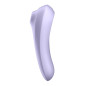 SATISFYER - VIBRATORE DUAL PLEASURE AIR PULSE MAUVE SATISFYER - VIBRATORE DUAL PLEASURE AIR PULSE MAUVE