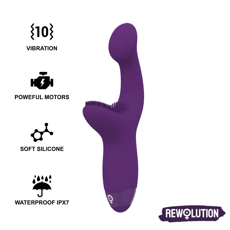 REWOLUTION - REWOKISS VIBRATORE PUNTO PER STIMOLATORE REWOLUTION - REWOKISS VIBRATORE PUNTO PER STIMOLATORE