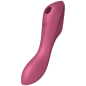 SATISFYER - VIBRATORE CURVY TRINITY 3 AIR PULSE ROSSO SATISFYER - VIBRATORE CURVY TRINITY 3 AIR PULSE ROSSO