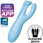SATISFYER - APP THREESOME 4 VIBRATORE VIOLA SATISFYER - APP THREESOME 4 VIBRATORE VIOLA