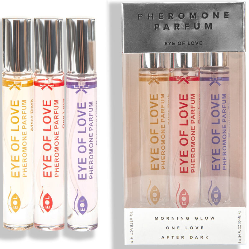 EYE OF LOVE - EOL PHR PARFUM 10 ML SET/3 - MORNING GLOW, ONE LOVE, AFTER DARK EYE OF LOVE - EOL PHR PARFUM 10 ML SET/3 - MORNING GLOW, ONE LOVE, AFTER DARK