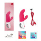FUN FACTORY - MISS BI DUAL VIBRATORE ROSA BIANCO FUN FACTORY - MISS BI DUAL VIBRATORE ROSA BIANCO