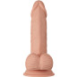 BAILE - BELLISSIMO DILDO FLESSIBILE REALISTICO ZEBULONE INCONTRO 19.4 CM NATURALE
