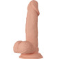 BAILE - BELLISSIMO DILDO FLESSIBILE REALISTICO ZEBULONE INCONTRO 19.4 CM NATURALE