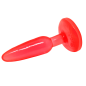 BAILE - PLUG ANALE SOFT TOUCH ROSSO 14.2 CM