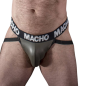MACHO - MX27GR JOCK IN PELLE GRIGIO BEIGE XL