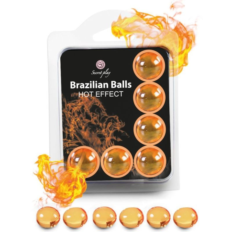 SECRETPLAY - SET 6 PALLINE BRASILIANE EFFETTO CALORE SECRETPLAY - SET 6 PALLINE BRASILIANE EFFETTO CALORE