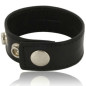 LEATHER BODY - CINTURINO PER PENE IN PELLE NERA REGOLABILE