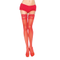 LEG AVENUE - COLLANT ROSSO CON PIZZO AUTOADESIVO