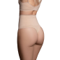 BYE-BRA - FAJA SENZA CUCITURE STILE PERIZOMA BEIGE MISURARE XXL