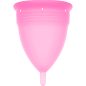 STERCUP - COPPA MESTRUALE IN SILICONE FDA ROSA - TAGLIA S