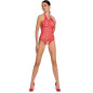 PASSION - WOMAN BS087 BODYSTOCKING ROSSO TAGLIA UNICA PASSION - WOMAN BS087 BODYSTOCKING ROSSO TAGLIA UNICA