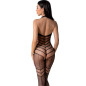 PASSION - BODYSTOCKING BIANCO BS100 TAGLIA UNICA