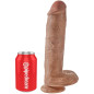 KING COCK - PENE REALISTICO CON SFERE 22.6 CM CARAMEL KING COCK - PENE REALISTICO CON SFERE 22.6 CM CARAMEL