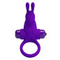 PRETTY LOVE - ANELLO VIBRATORE I CONIGLIO PER PENE VIOLA PRETTY LOVE - ANELLO VIBRATORE I CONIGLIO PER PENE VIOLA