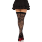 LEG AVENUE - ROSE SELVATICHE NET STOCK NERO LEG AVENUE - ROSE SELVATICHE NET STOCK NERO