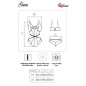 LIVCO CORSETTI FASHION - HAWAIN LC 90665 BODY NERO L/XL
