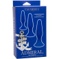 CALEXOTICS - ADMIRAL KIT 3 PLUG ANALI BLU CALEXOTICS - ADMIRAL KIT 3 PLUG ANALI BLU