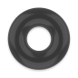 POWERING - ANELLO PER PENE SUPER FLESSIBILE E RESISTENTE 4,5 CM NERO