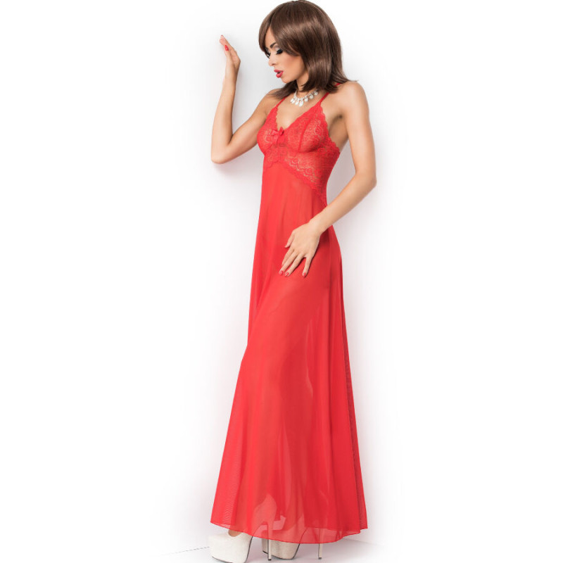 CHILIROSE - CR 3883 BABYDOLL LUNGA NERA L/XL