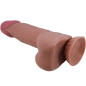 PRETTY LOVE - DILDO REALISTICO SERIE SLIDING SKIN CON VENTOSA SCORREVOLE IN PELLE MARRONE 20,6 CM PRETTY LOVE - DILDO REALISTICO SERIE SLIDING SKIN CON VENTOSA SCORREVOLE IN PELLE MARRONE 20,6 CM