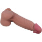 PRETTY LOVE - DILDO REALISTICO SERIE SLIDING SKIN CON VENTOSA SCORREVOLE IN PELLE MARRONE 20,6 CM PRETTY LOVE - DILDO REALISTICO SERIE SLIDING SKIN CON VENTOSA SCORREVOLE IN PELLE MARRONE 20,6 CM