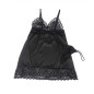 SUBBLIME - BABYDOLL CON PETTO STAMPA FLOREALE NERO L/XL SUBBLIME - BABYDOLL CON PETTO STAMPA FLOREALE NERO L/XL