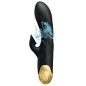 PRETTY LOVE - VIBRATORE DI LUSSO NERO RICARICABILE PLACCATO IN ORO PRETTY LOVE - VIBRATORE DI LUSSO NERO RICARICABILE PLACCATO IN ORO