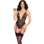 CHILIROSE - BODY CR 4722 CROTCHLESS ROSSO XL