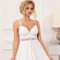 SUBBLIME - BABYDOLL SCOLLO A V CON DETTAGLIO FIOCCO BIANCO L/XL SUBBLIME - BABYDOLL SCOLLO A V CON DETTAGLIO FIOCCO BIANCO L/XL