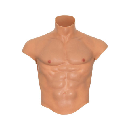 DESIDERIO NASCOSTO - MAGLIETTA ALTER EGO IN SILICONE CON TORSO MASCHILE E ADDOMINALI IN CARNE