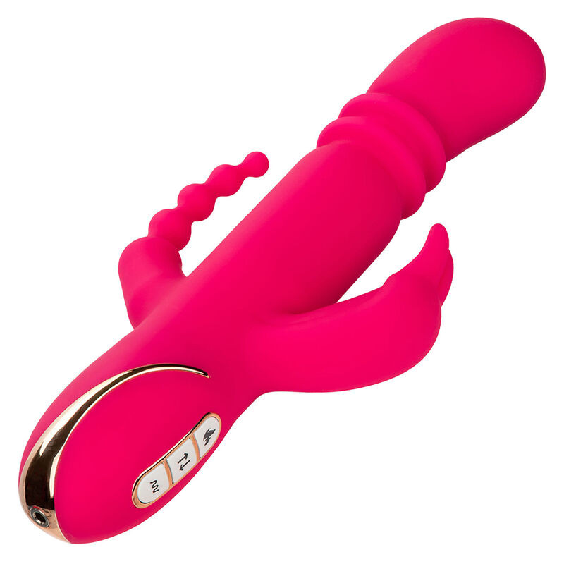 CALEXOTICS - JACK FANTASY VIBRATORE TRIPLO RISCALDATO ROSA CONIGLIO CALEXOTICS - JACK FANTASY VIBRATORE TRIPLO RISCALDATO ROSA CONIGLIO