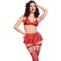 CHILIROSE - CR 4716 SET 3 PEZZI ROSSO L CHILIROSE - CR 4716 SET 3 PEZZI ROSSO L