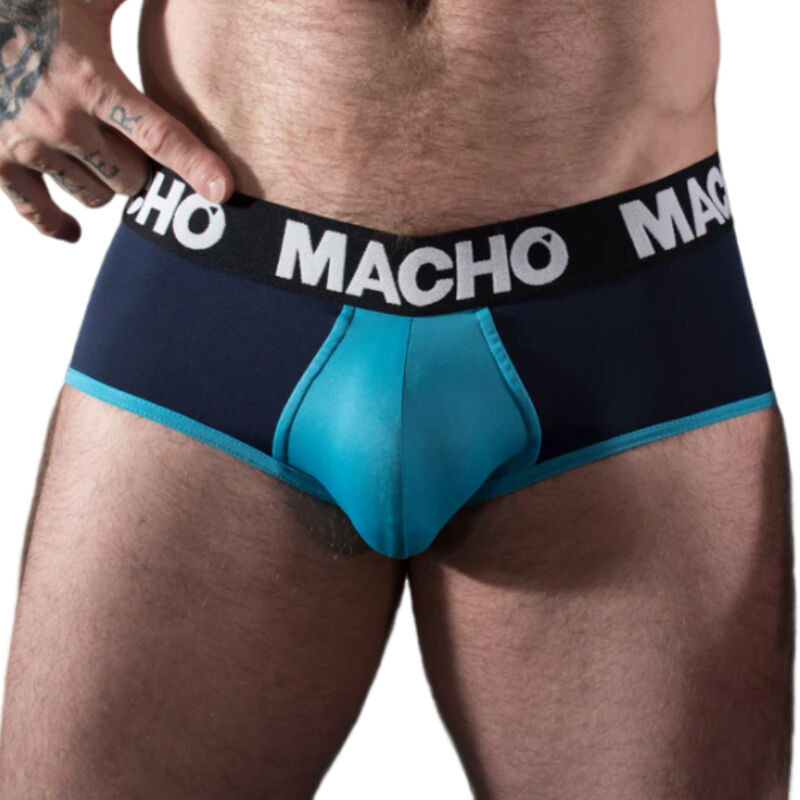 MACHO - MS26A SLIP BLU/BLU L MACHO - MS26A SLIP BLU/BLU L