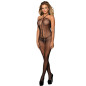 SUBBLIME - 951979 BODYSTOCKING A RETE CON TOP NERO TAGLIA UNICA