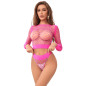 SUBBLIME - 952204 INSIEME A RETE A MANICHE LUNGE 2 PEZZI ROSA TAGLIA UNICA SUBBLIME - 952204 INSIEME A RETE A MANICHE LUNGE 2 PEZZI ROSA TAGLIA UNICA