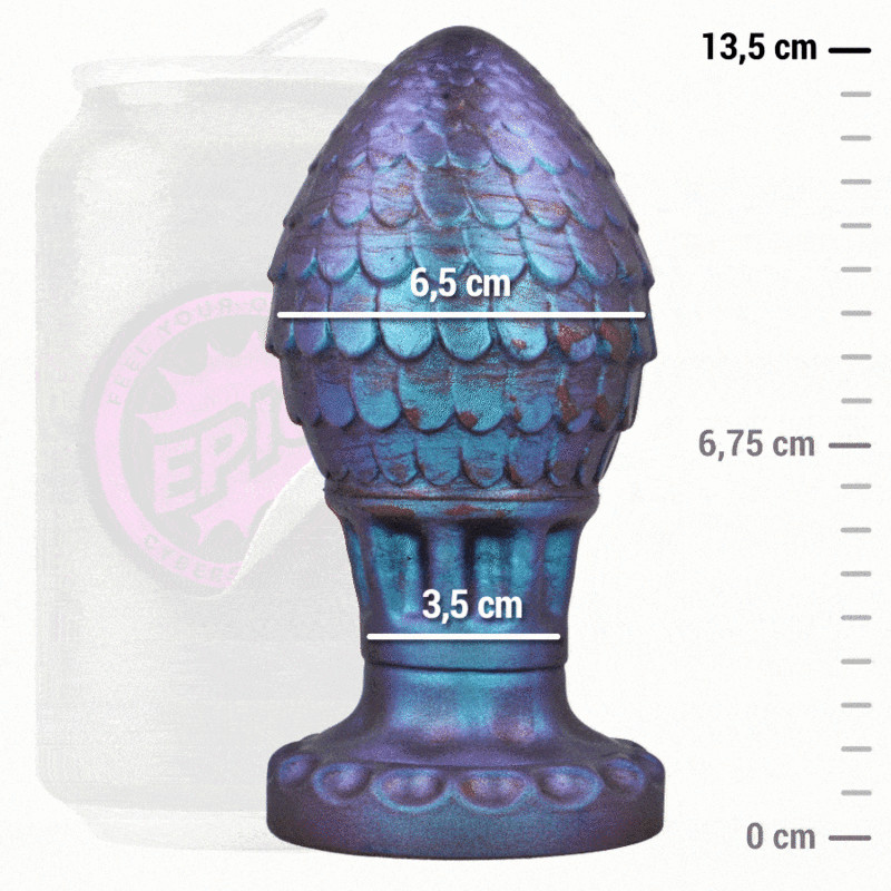EPIC - VRAKOS PLUG ANALE DRAGON EGG TAGLIA L EPIC - VRAKOS PLUG ANALE DRAGON EGG TAGLIA L