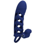 PRETTY LOVE - ALTAF ANELLO VIBRATORE CON GUAINA IN SILICONE BLU PRETTY LOVE - ALTAF ANELLO VIBRATORE CON GUAINA IN SILICONE BLU