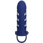 PRETTY LOVE - ALTAF ANELLO VIBRATORE CON GUAINA IN SILICONE BLU PRETTY LOVE - ALTAF ANELLO VIBRATORE CON GUAINA IN SILICONE BLU