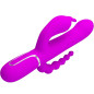 PRETTY LOVE - CAMMY VIBRATORE TRIPLO MULTIFUNZIONE 4 IN 1 ROSA