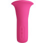 PRETTY LOVE - CLYDE VIBRATORE ORALE LINGUA VIBRANTE 12 VIBRAZIONI ROSA