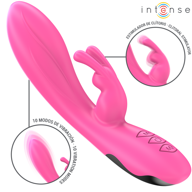 INTENSE - RANDALL VIBRATORE RABBIT 10 VIBRAZIONI ROSA INTENSE - RANDALL VIBRATORE RABBIT 10 VIBRAZIONI ROSA