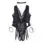 SUBBLIME - 954383 BODY SEXY CON CINTURA REGGICALZE NERO S/M SUBBLIME - 954383 BODY SEXY CON CINTURA REGGICALZE NERO S/M
